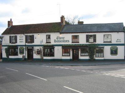 The Three Horseshoes Drayton Parslow Dış mekan fotoğraf